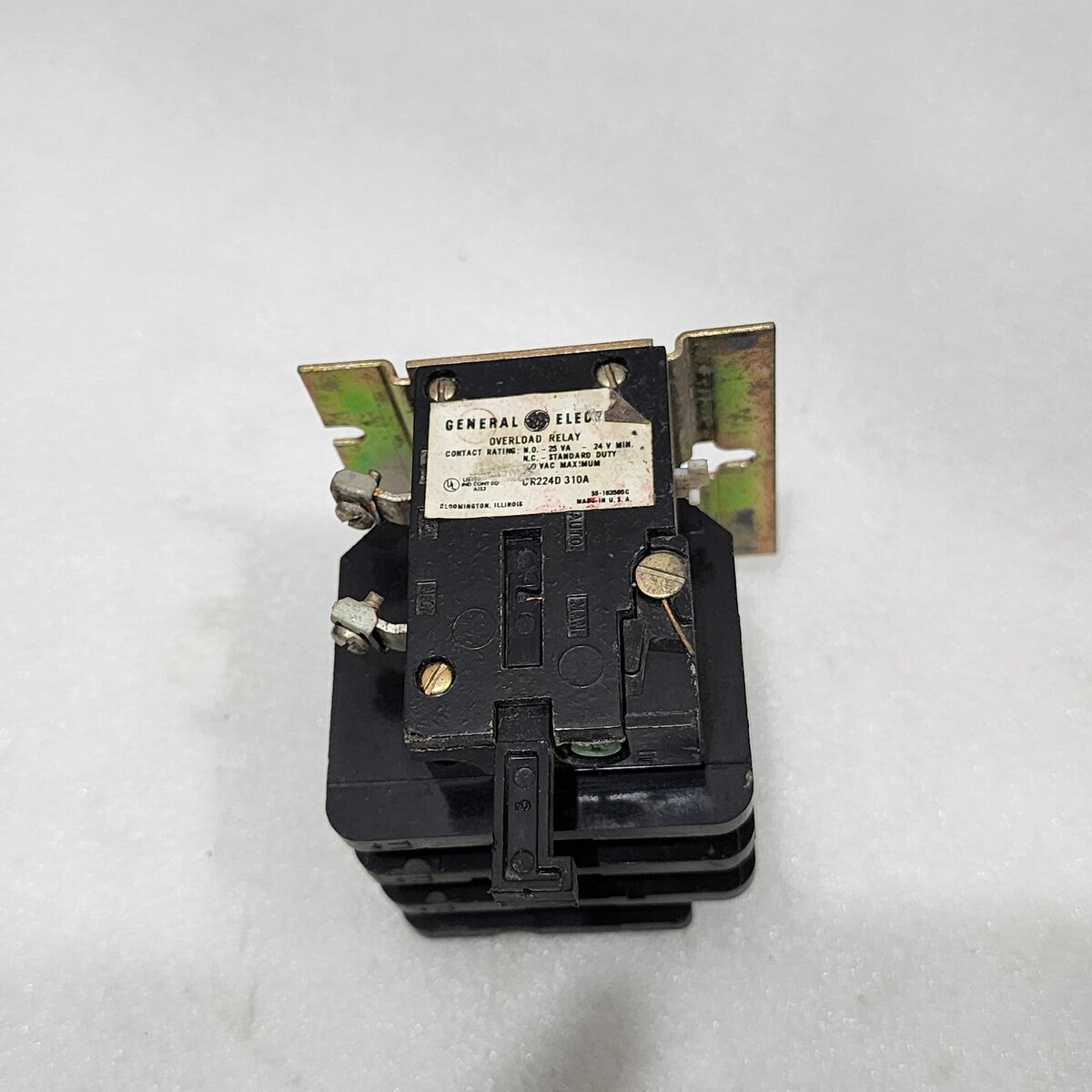 GENERAL ELECTRIC CR224D 310A OVERLOAD RELAY 90-110A
