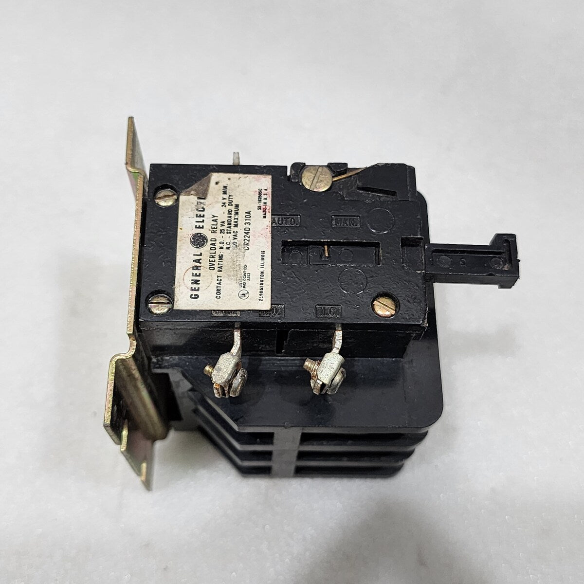 GENERAL ELECTRIC CR224D 310A OVERLOAD RELAY 90-110A
