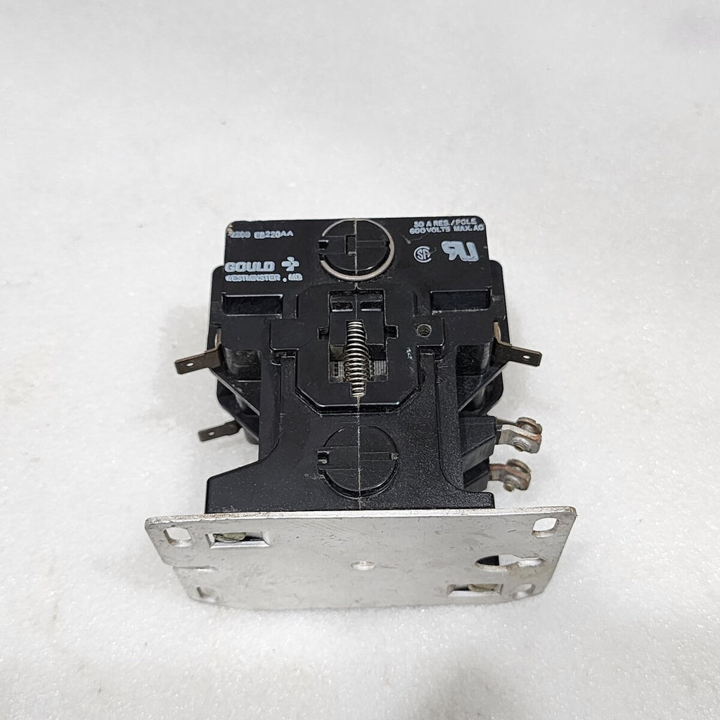 GOULD WESTMINSTER 2200 EB220AA MAGNETIC CONTACTOR 30A COIL VOLTAGE 110-120V