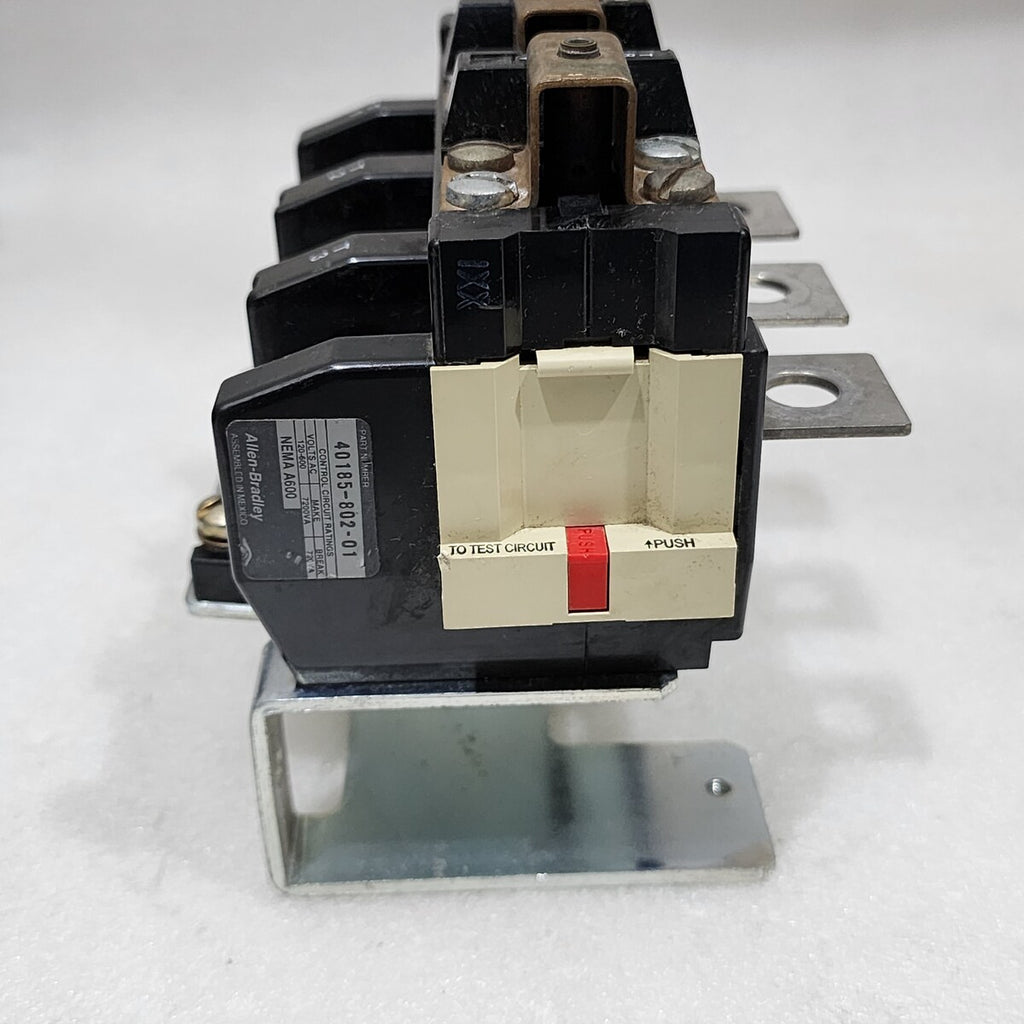 ALLEN BRADLEY CAT 40185-802-01 3-POLE OVERLOAD RELAY KIT SIZE 4 120-600VAC