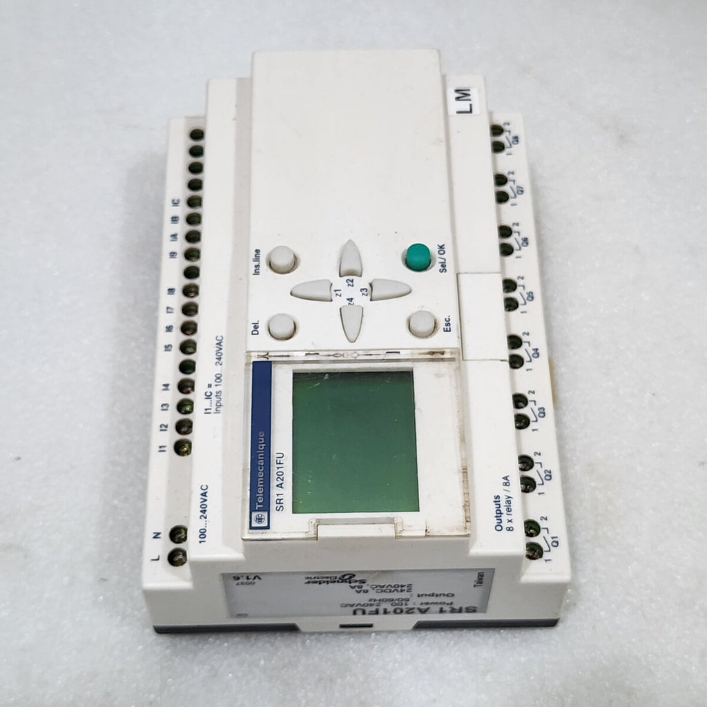 SR1 A201FU SMART RELAY PROGRAMMABLE MODULE 100-240VAC