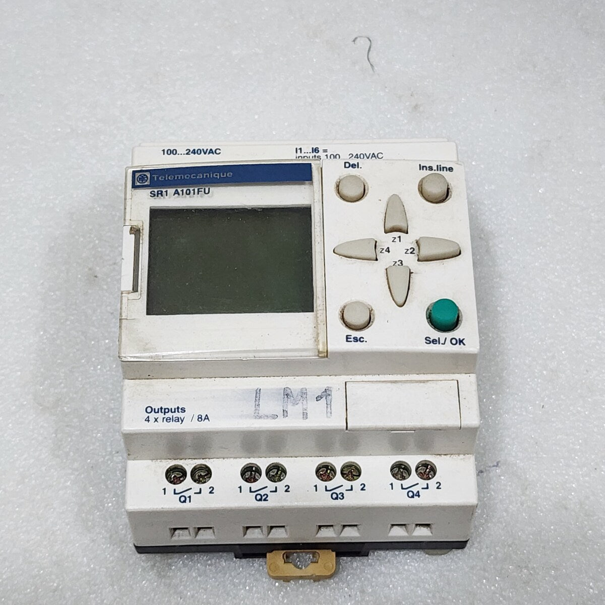 SR1 A101FU SMART RELAY PROTECTION MODULE 100-240VAC DISPLAY BRIGHTNESS IS LOW