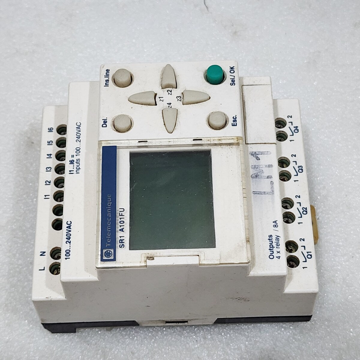 SR1 A101FU SMART RELAY PROTECTION MODULE 100-240VAC DISPLAY BRIGHTNESS IS LOW