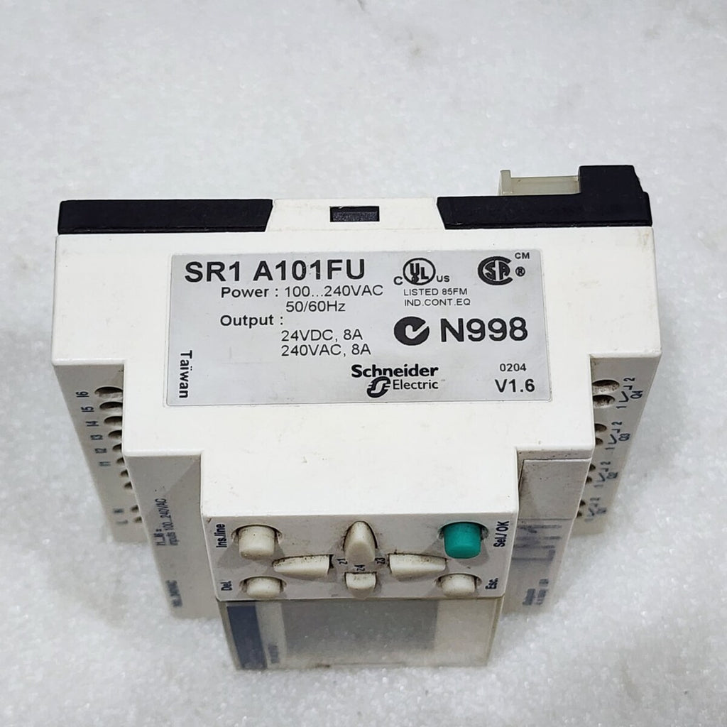 SR1 A101FU SMART RELAY PROTECTION MODULE 100-240VAC DISPLAY BRIGHTNESS IS LOW