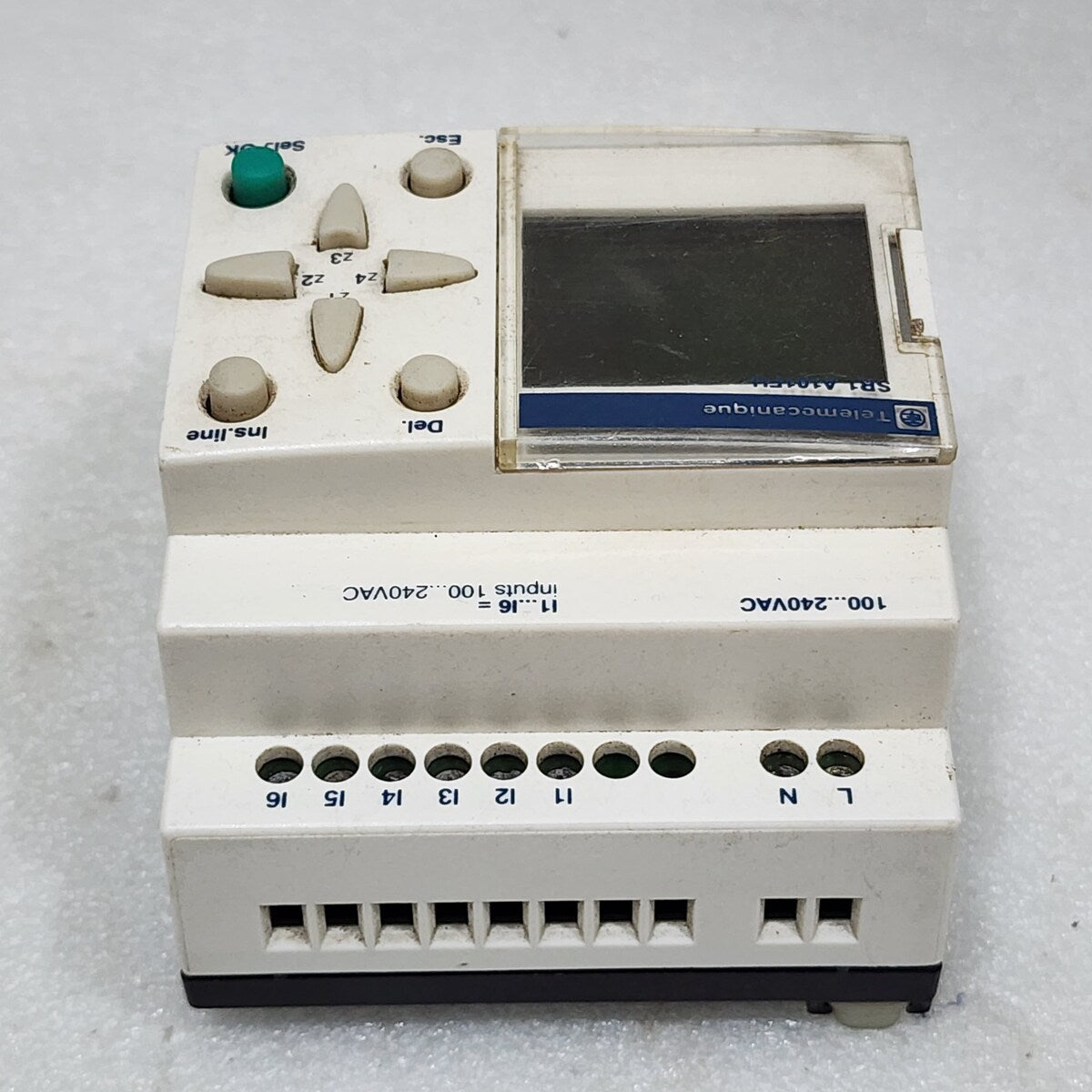 SR1 A101FU SMART RELAY PROTECTION MODULE 100-240VAC DISPLAY BRIGHTNESS IS LOW