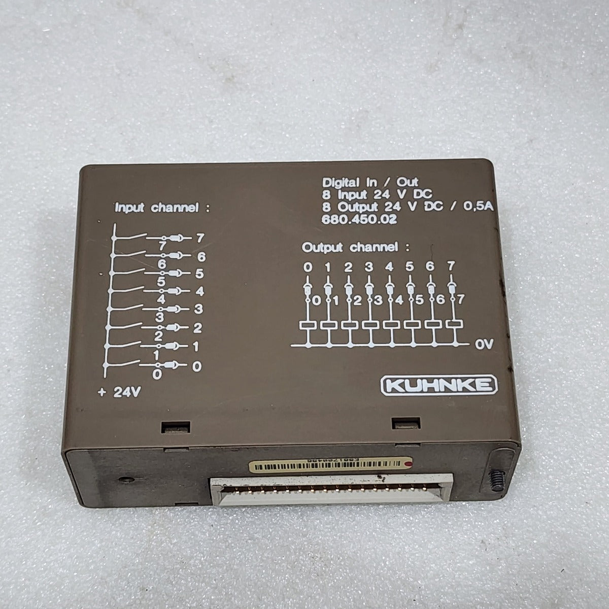KUHNKE 680.450.02 8CH DIGITAL IN/OUT MODULE
