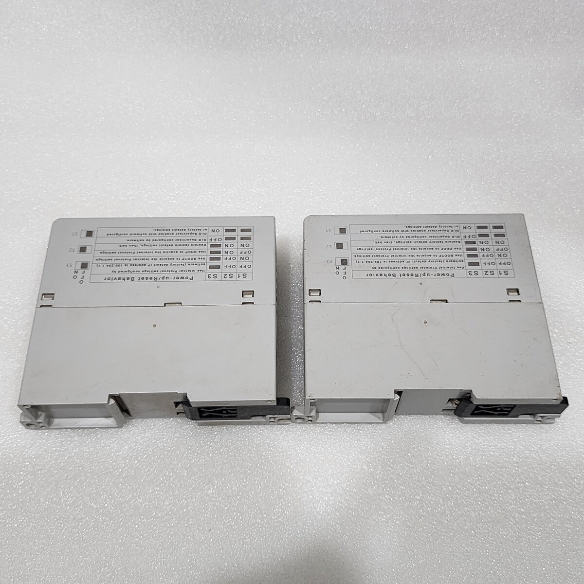 2 X ALLEN BRADLEY CAT 1783-ETAP SWITCH 23911 FOR PARTS NOT WORKING LOT OF 2 PC