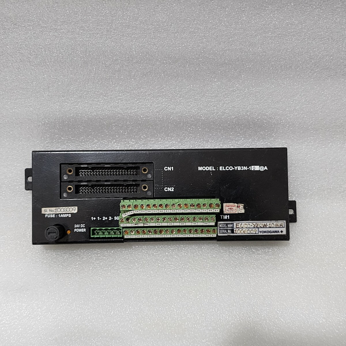 YOKOGAWA ELCO-YB3N-10@A TERMINAL BOARD 24VDC