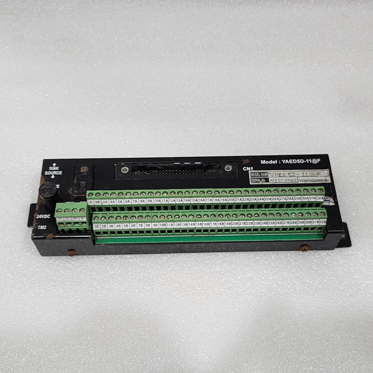 YOKOGAWA YAED5D-11@F TERMINAL BOARD 24VDC
