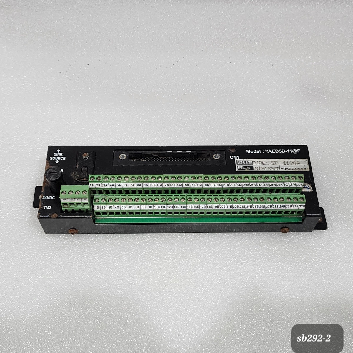 YOKOGAWA YAED5D-11@F TERMINAL BOARD 24VDC
