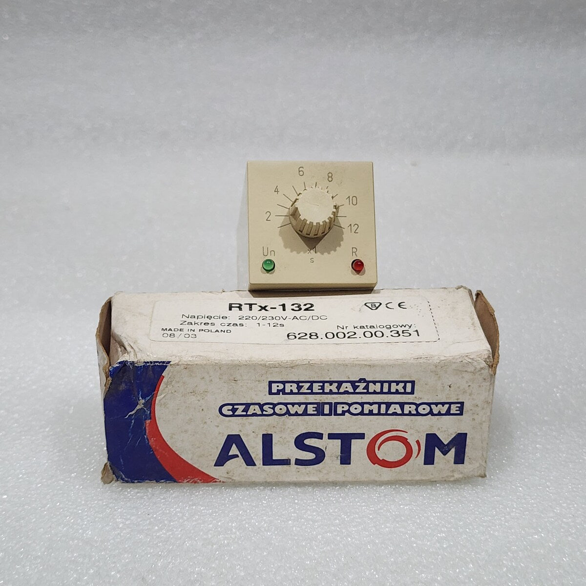 ALSTOM RTX-132 TIME RELAY 220-230V AC/DC