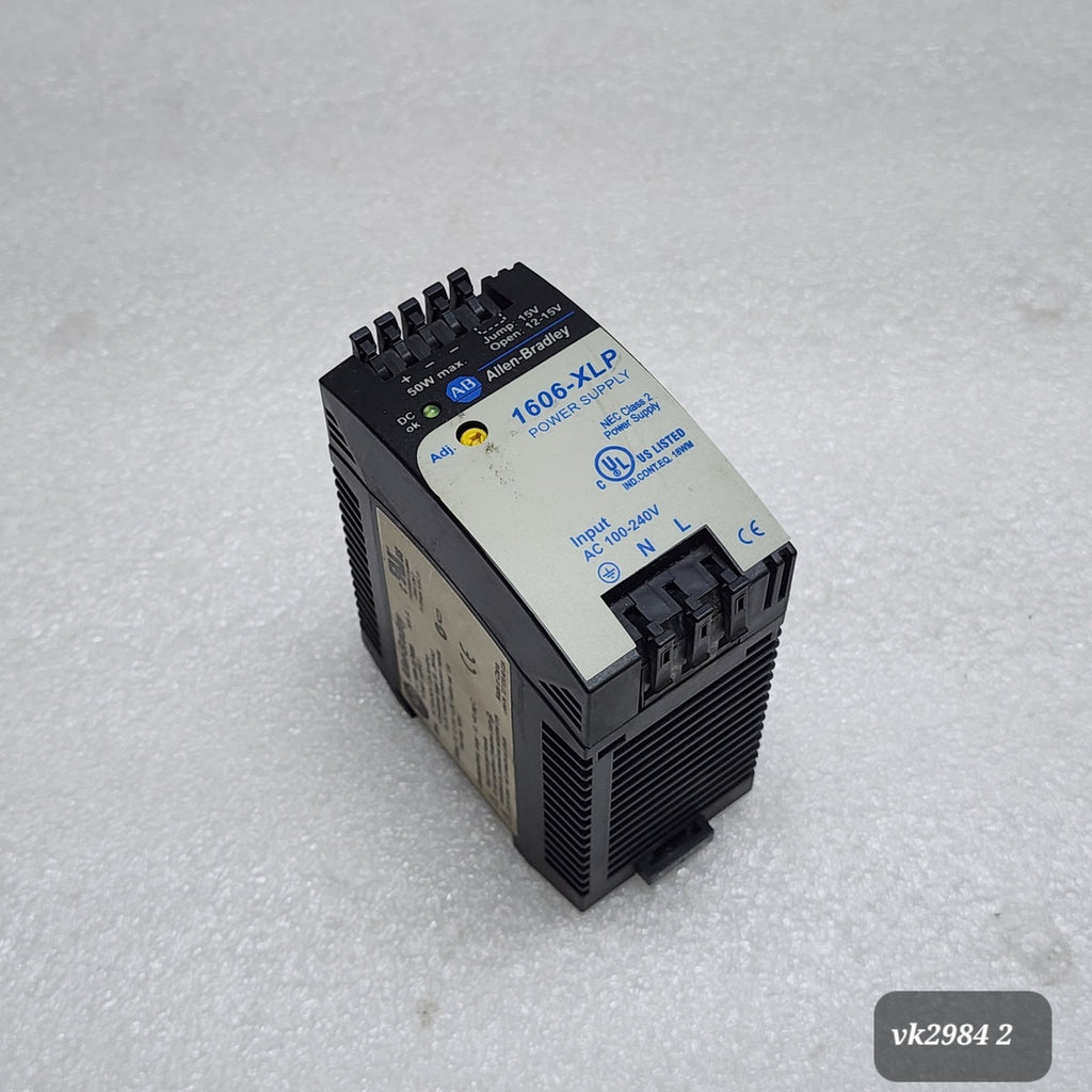ALLEN BRADLEY 1606-XLP POWER SUPPLY CAT 1606-XLP50B 12-15VDC 4.2A