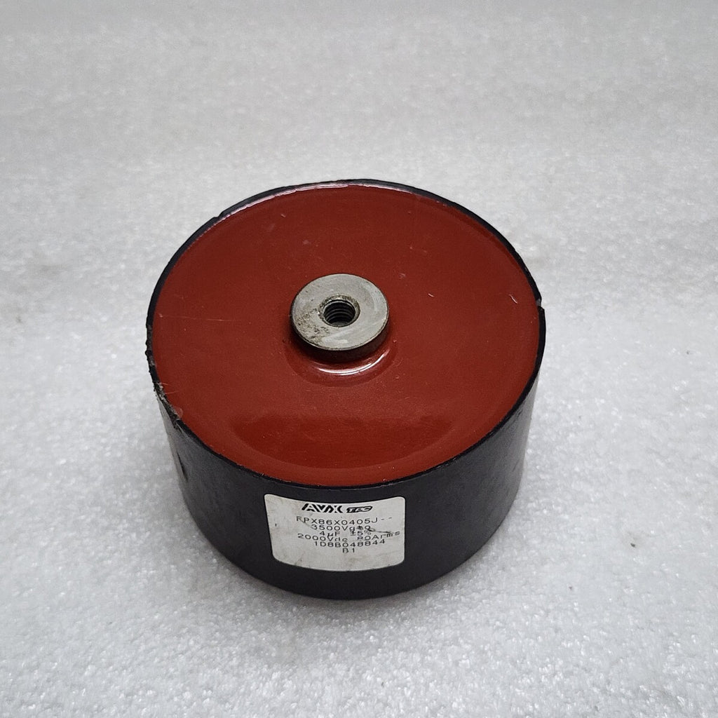 AVX TPC FPX86X0405J HIGH VOLTAGE FILM CAPACITOR 4UF 2000VDC 3500V GTO SNUBBER