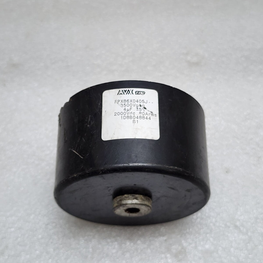 AVX TPC FPX86X0405J HIGH VOLTAGE FILM CAPACITOR 4UF 2000VDC 3500V GTO SNUBBER