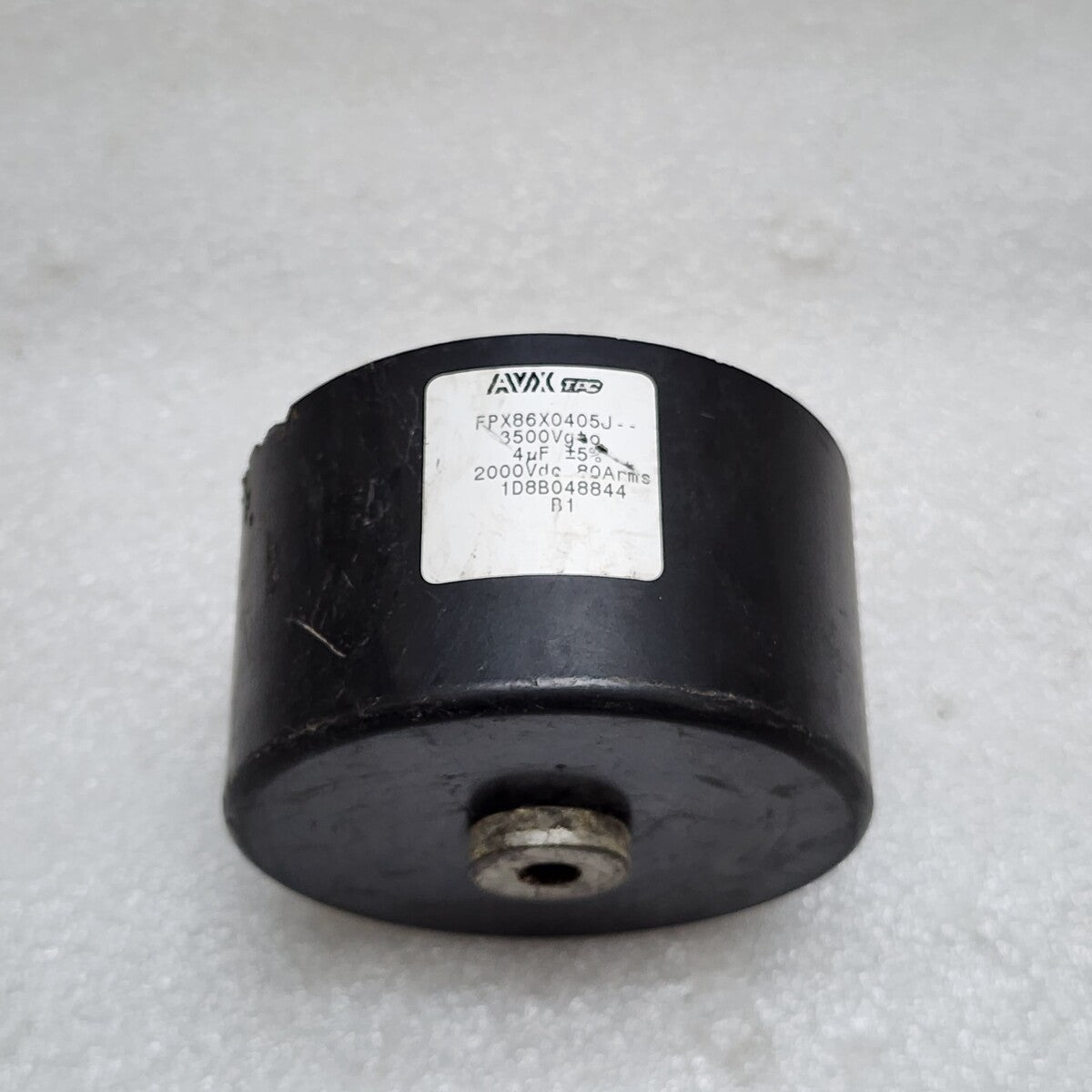 AVX TPC FPX86X0405J HIGH VOLTAGE FILM CAPACITOR 4UF 2000VDC 3500V GTO SNUBBER