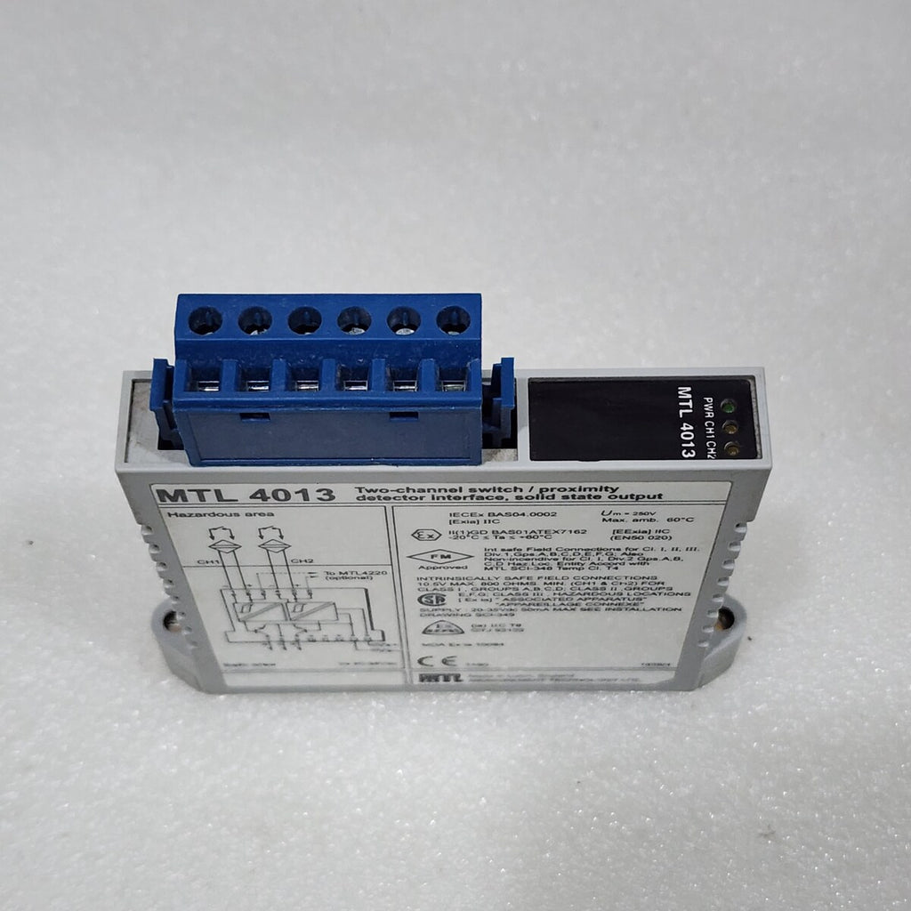 MEASUREMENT TECHNOLOGY MTL 4013 2-CH SWITCH/PROXIMITY DETECTOR