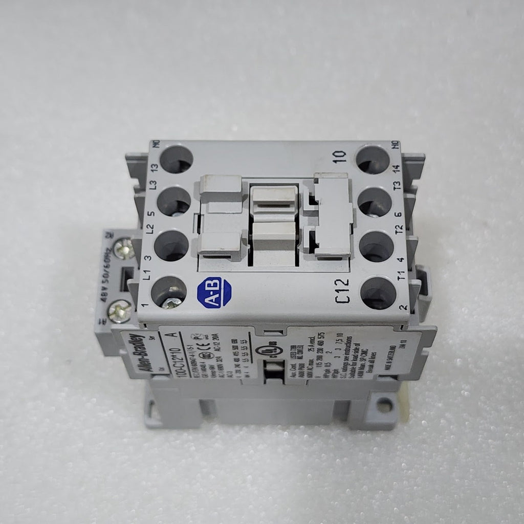 ALLEN BRADLEY CAT 100-C12-10 SER A MAGNETIC CONTACTOR COIL VOLTAGE 48V