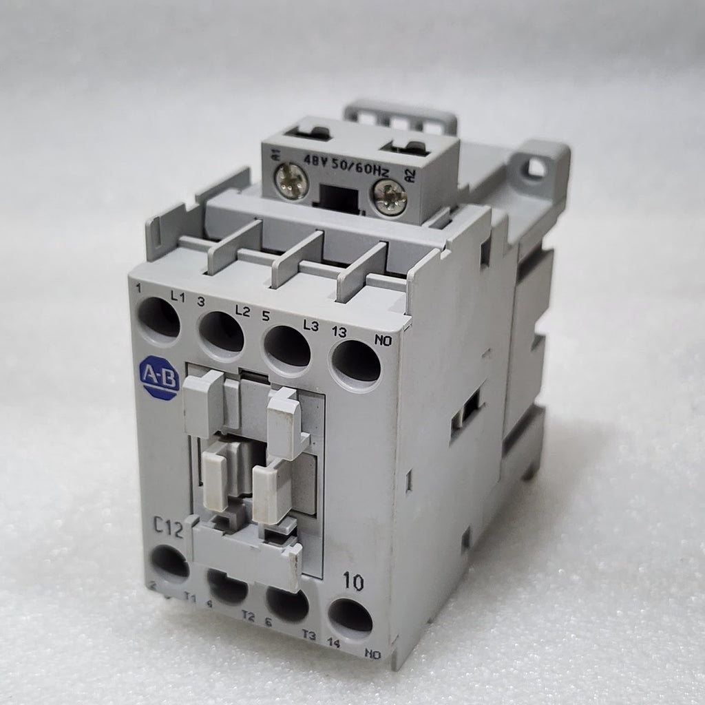 ALLEN BRADLEY CAT 100-C12-10 SER A MAGNETIC CONTACTOR COIL VOLTAGE 48V