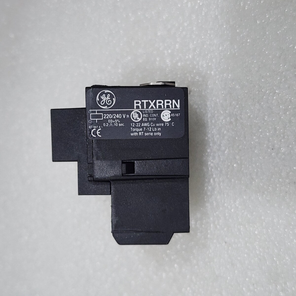 GENERAL ELECTRIC RTXRRN AUTOMATION SWITCH ELECTRIC REMOTE