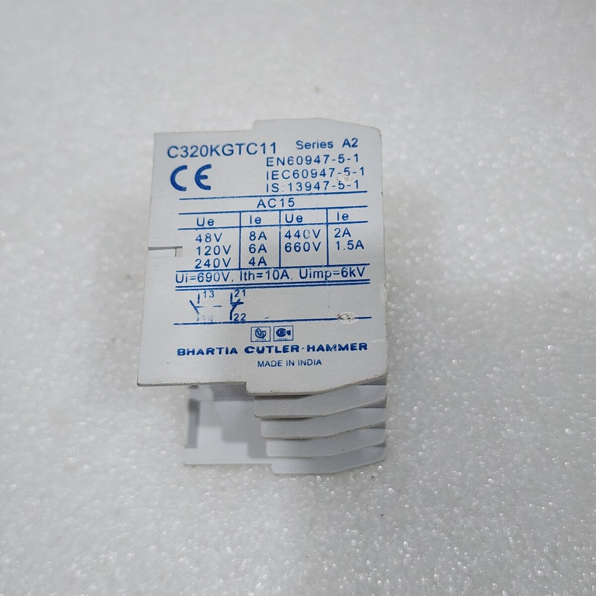 BCH CUTLER HAMMER C320KGTC11 CONTACTOR