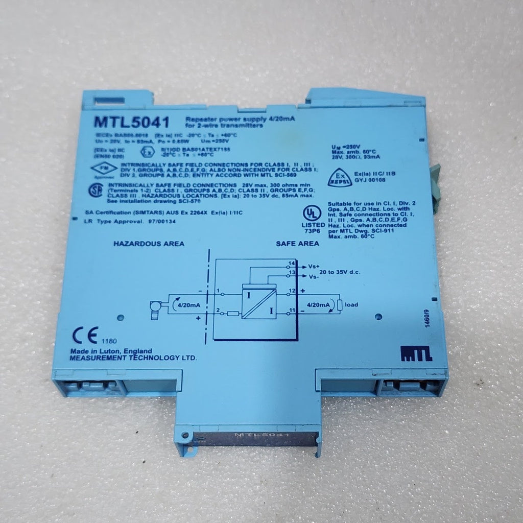 MEASUREMENT TECHNOLOGY MTL 5041 REPEATER POWER SUPPLY
