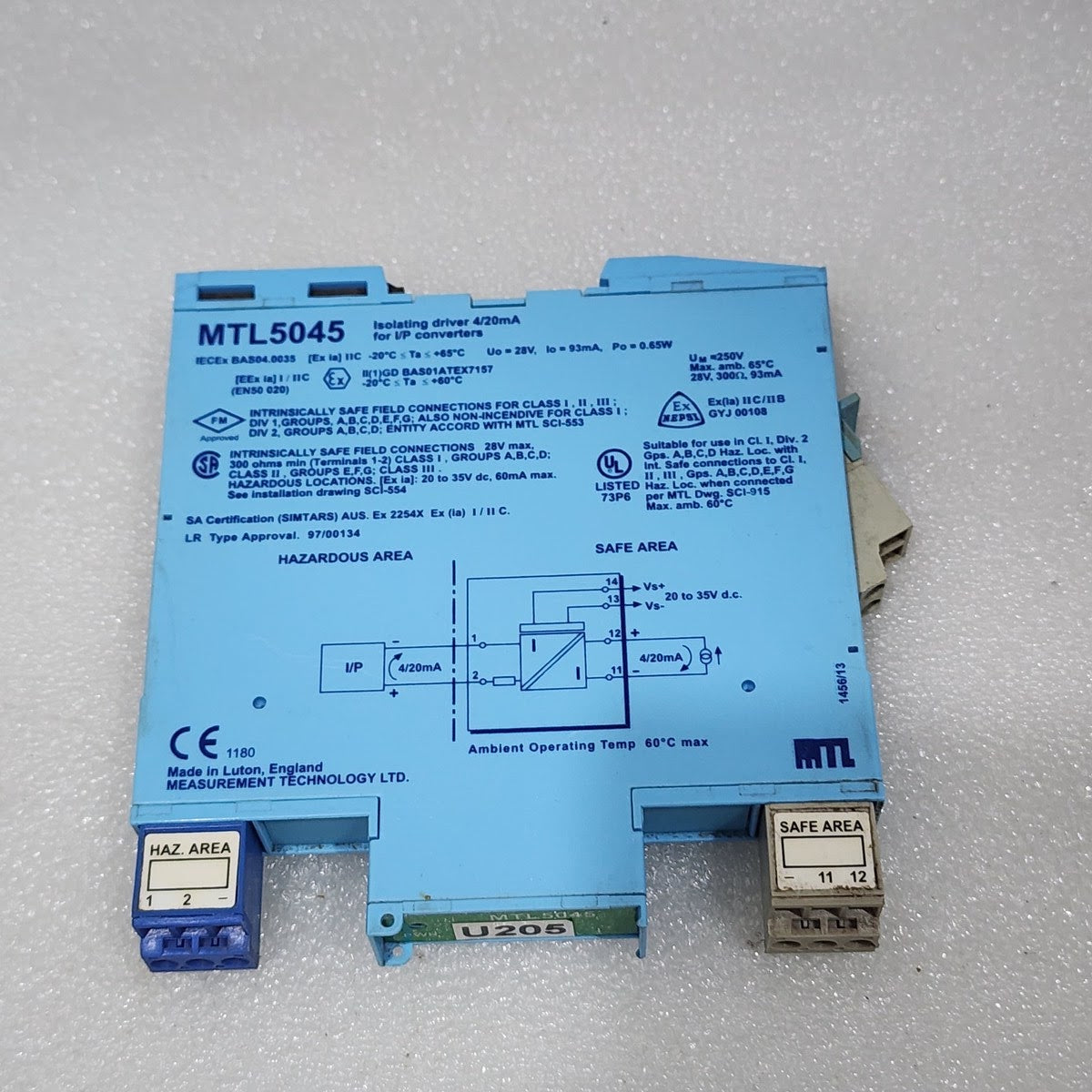 MEASUREMENT TECHNOLOGY MTL 5045 ISOLATING DRIVER