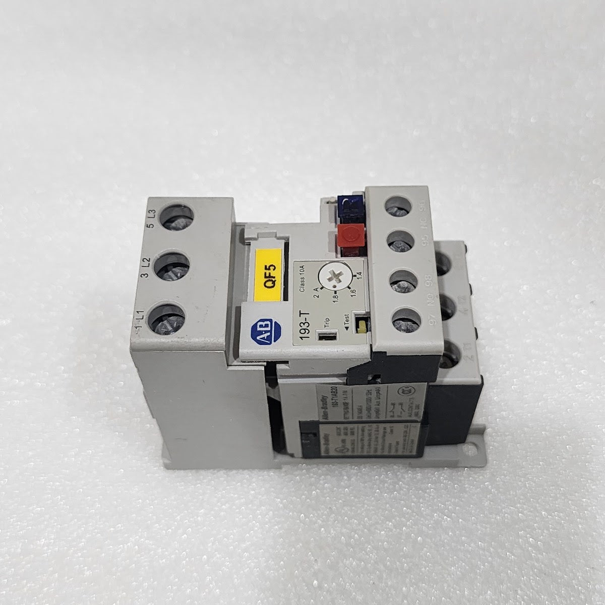 ALLEN BRADLEY CAT 193-11AB20 SER A OVERLOAD RELAY 1.4-2.0A CAT 193-T1APM