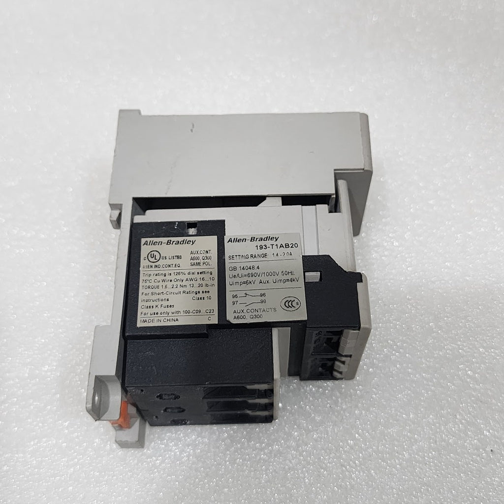 ALLEN BRADLEY CAT 193-11AB20 SER A OVERLOAD RELAY 1.4-2.0A CAT 193-T1APM