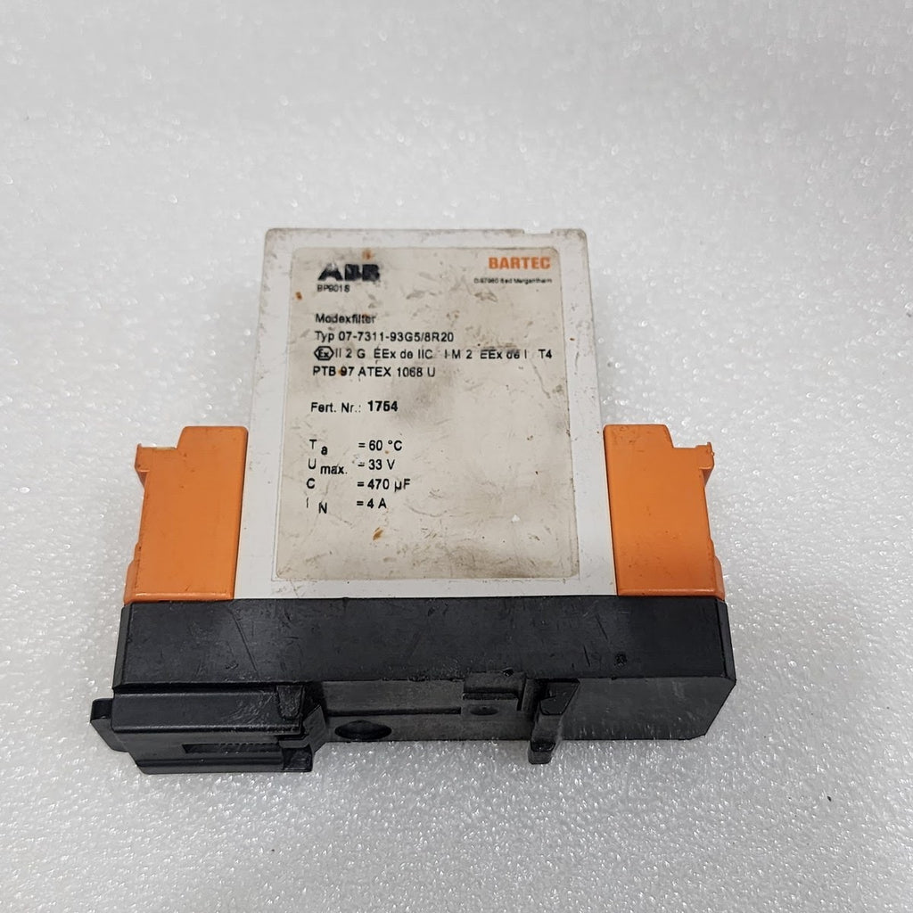 BARTEC 07-7311-93G5/8R20 FUSE PART ACCESSORY ABB BP901S