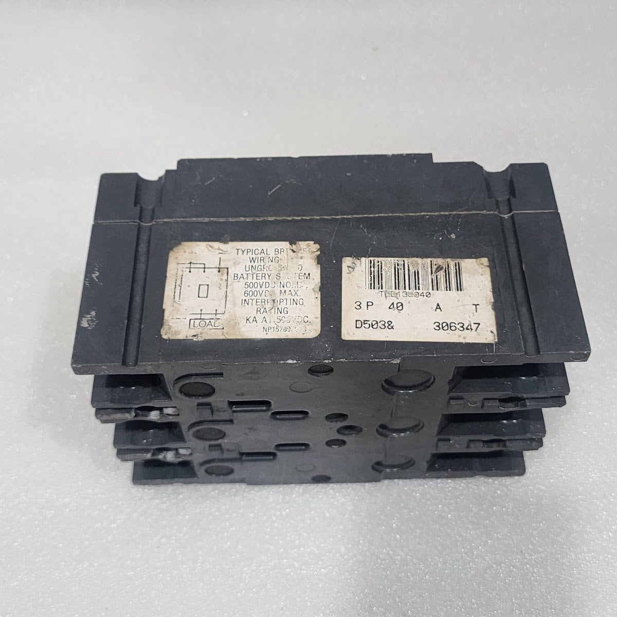 GE TED136040 3-POLE CIRCUIT BREAKER 40A GENERAL ELECTRIC
