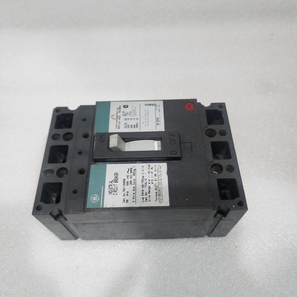 GE TED136050 3-POLE CIRCUIT BREAKER 50A GENERAL ELECTRIC