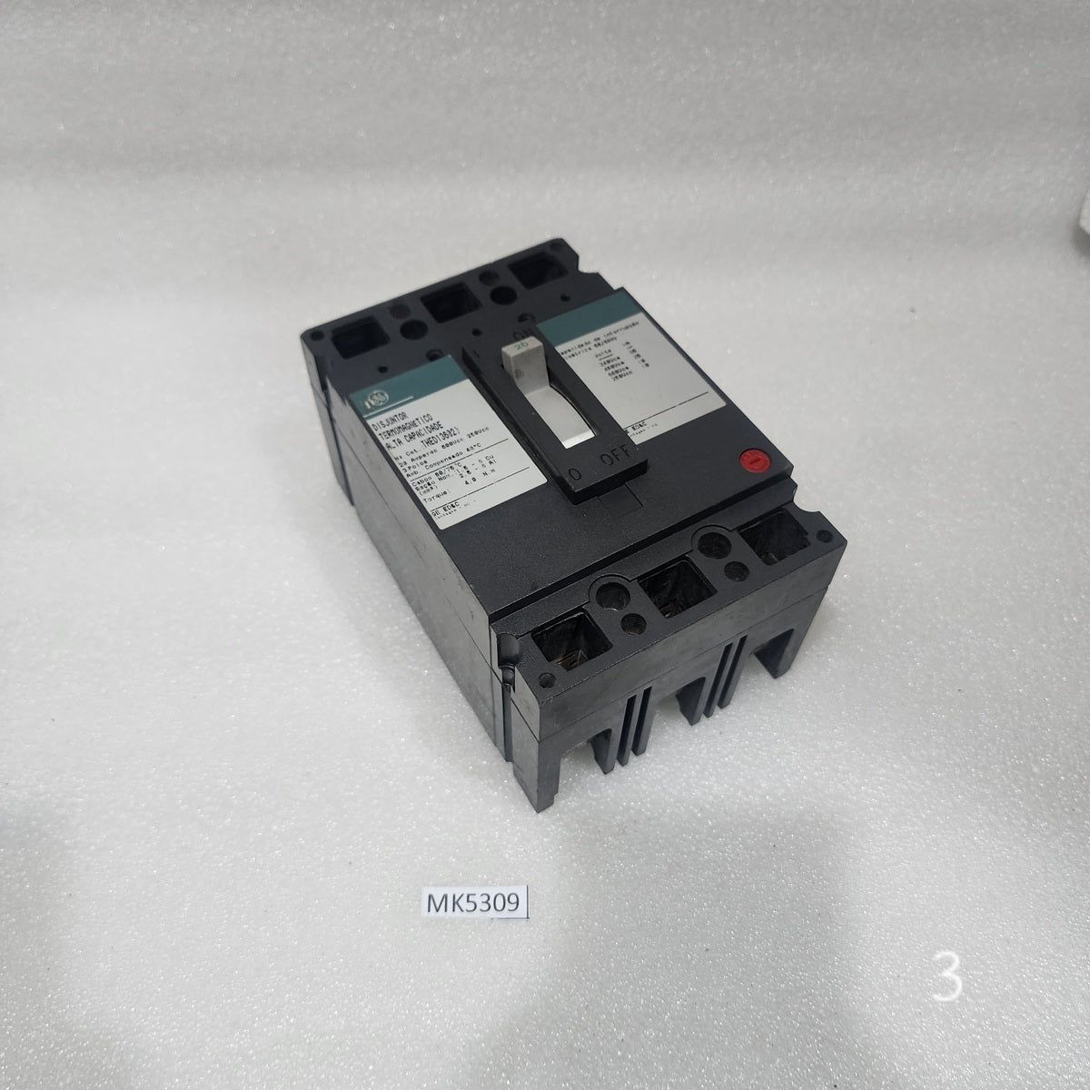 GE THED136020 3-POLE CIRCUIT BREAKER 20A GENERAL ELECTRIC