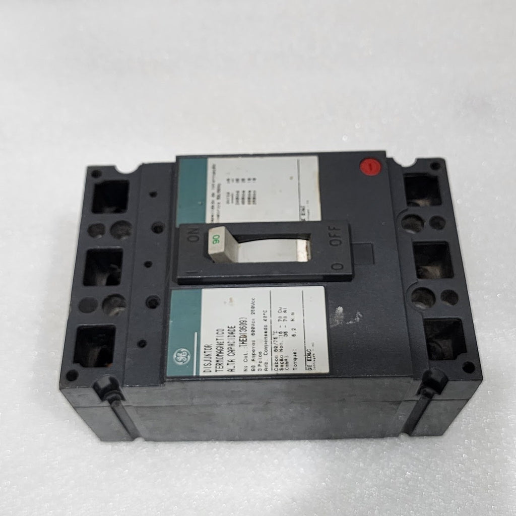 GE THED136090 3-POLE CIRCUIT BREAKER 90A GENERAL ELECTRIC