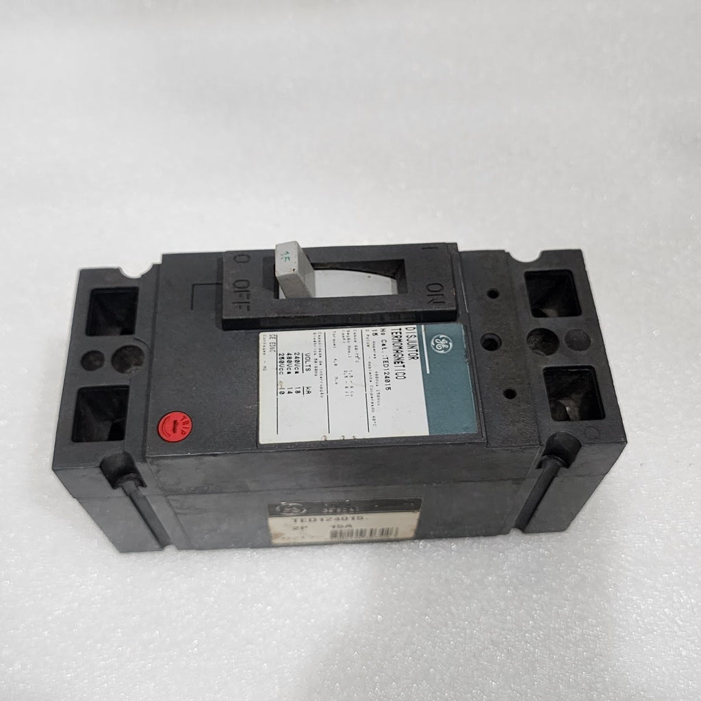 GE TED124015 2-POLE CIRCUIT BREAKER 15A GENERAL ELECTRIC