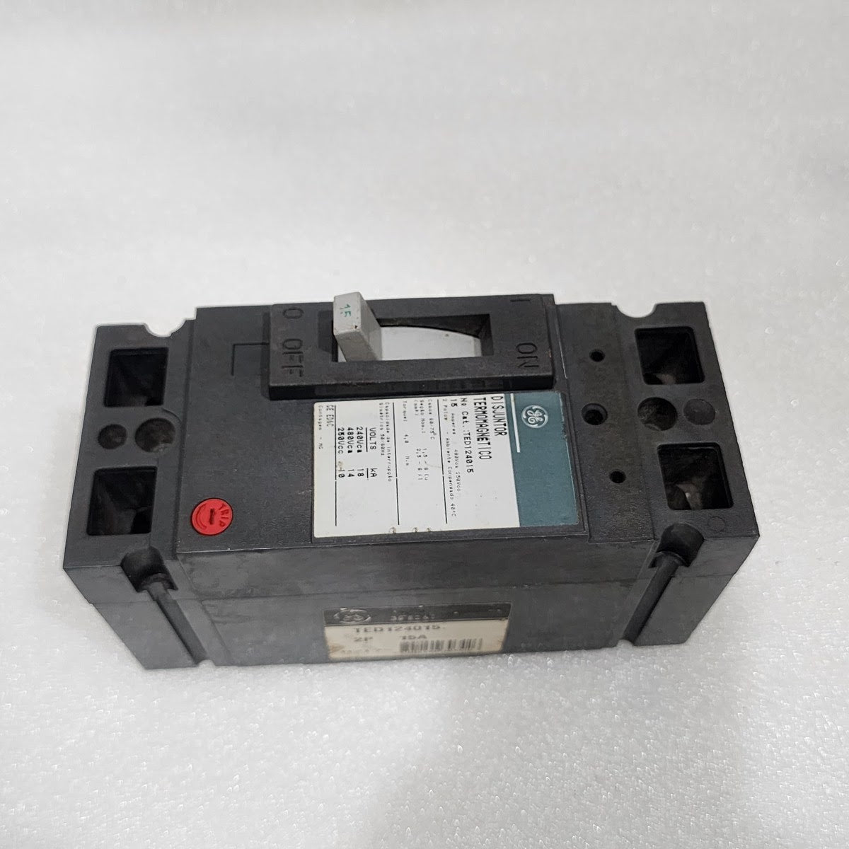 GE TED124015 2-POLE CIRCUIT BREAKER 15A GENERAL ELECTRIC