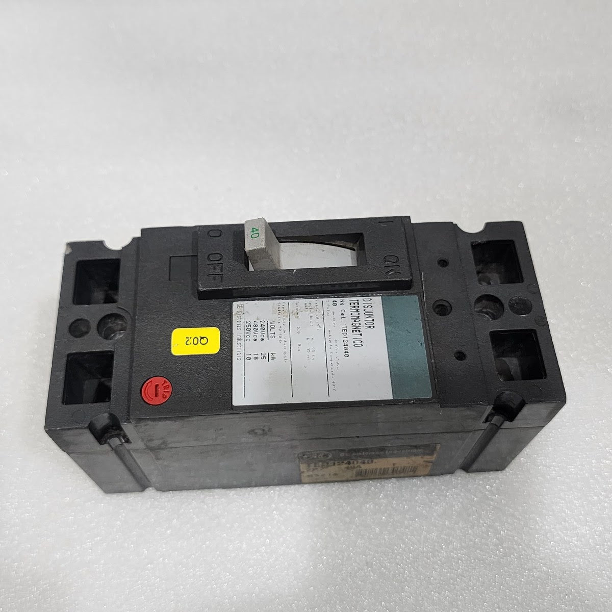 GE TED124040 2-POLE CIRCUIT BREAKER 40A GENERAL ELECTRIC