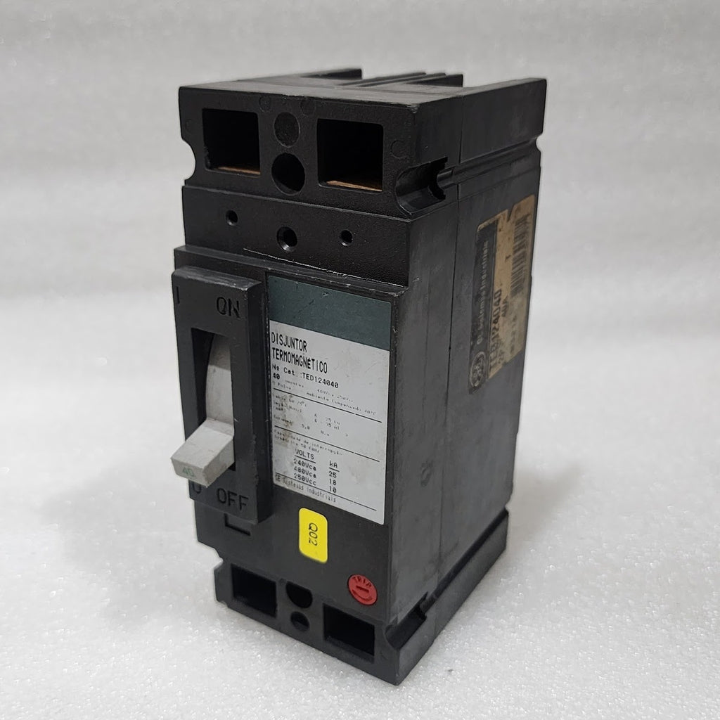 GE TED124040 2-POLE CIRCUIT BREAKER 40A GENERAL ELECTRIC