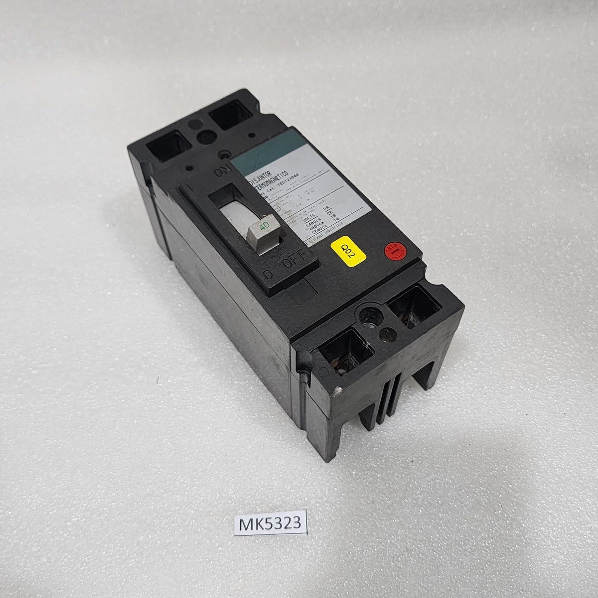 GE TED124040 2-POLE CIRCUIT BREAKER 40A GENERAL ELECTRIC