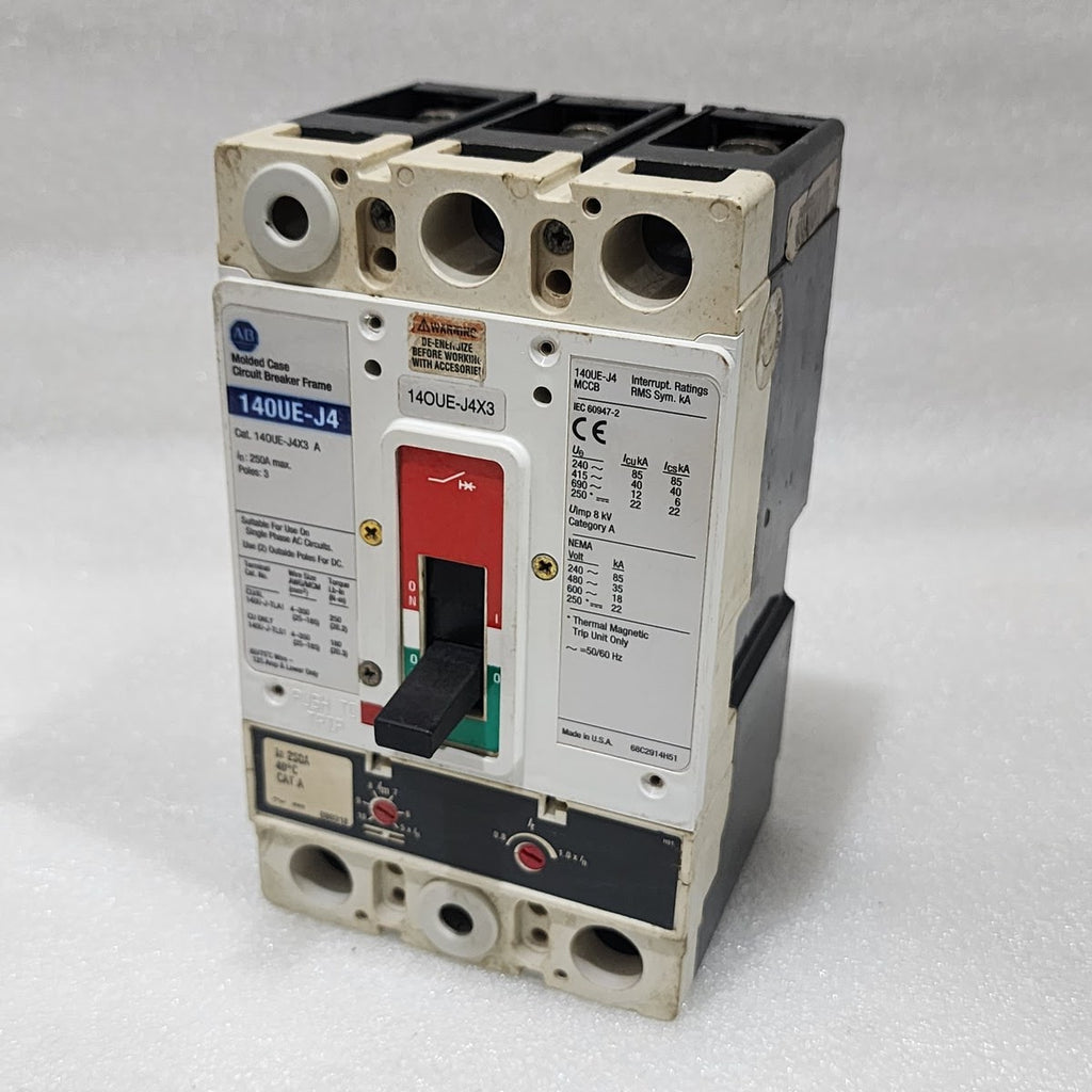 ALLEN BRADLEY CAT 140UE-J4X3 CIRCUIT BREAKER 250A