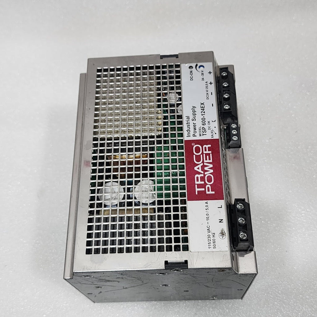 TRACO POWER TSP 600-124EX INDUSTRIAL POWER SUPPLY 24VDC 25A