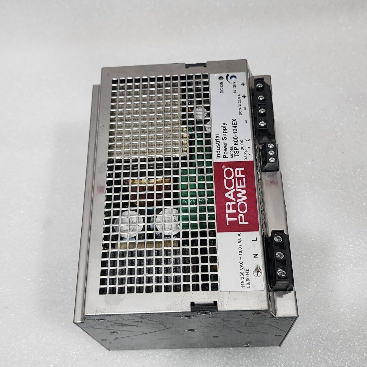 TRACO POWER TSP 600-124EX INDUSTRIAL POWER SUPPLY 24VDC 25A