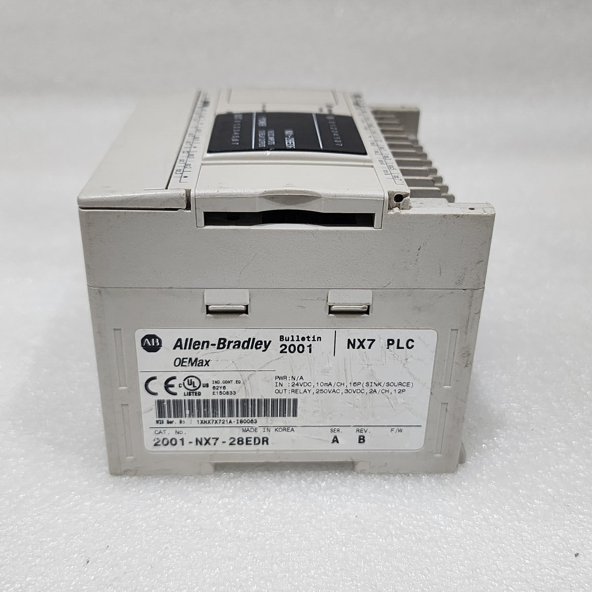 ALLEN BRADLEY OE MAX CAT 2001-NX7-28EDR SER A REV B