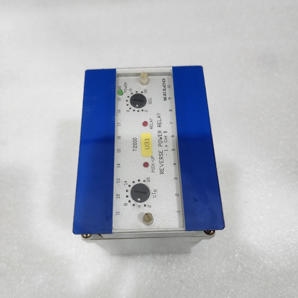 SELCO T2000-02 REVERSE POWER RELAY | 3-PHASE GENERATOR PROTECTION RELAY | 440/38