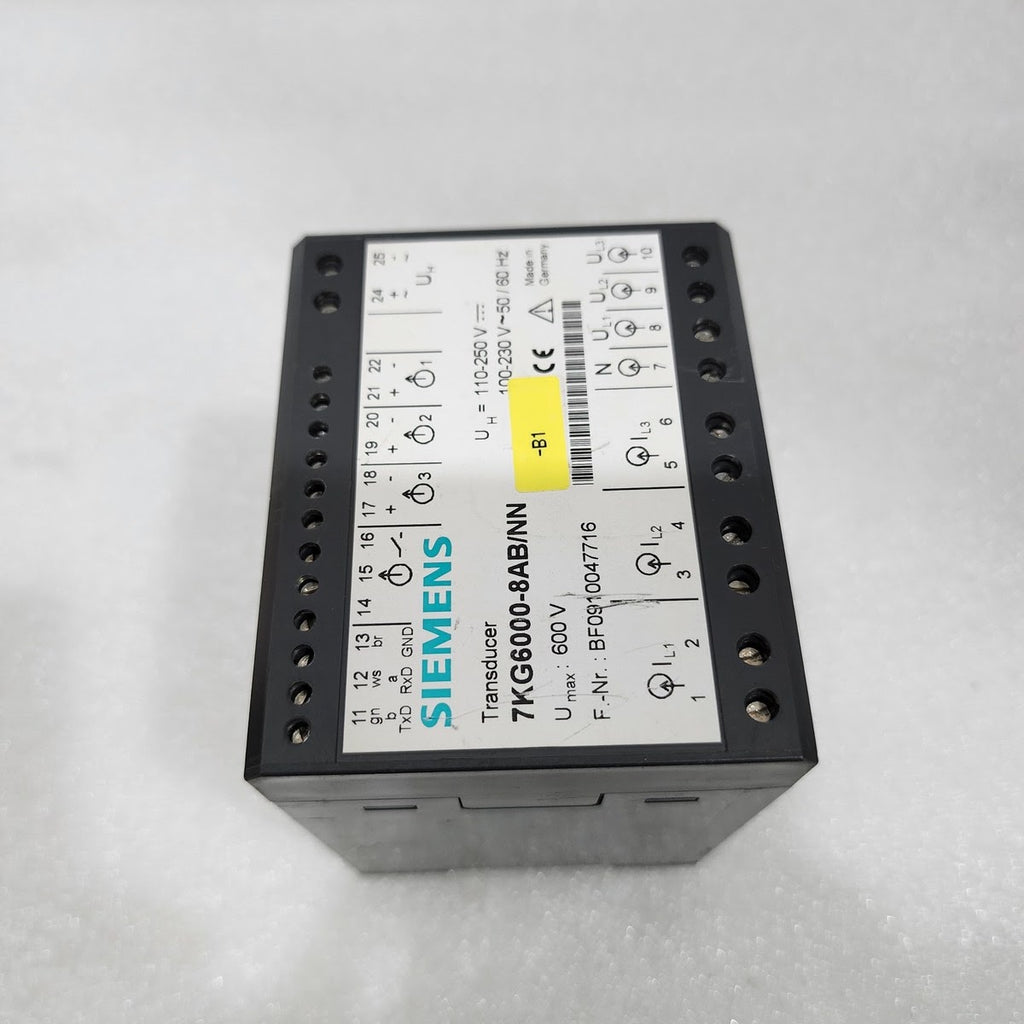 SIEMENS 7KG6000-8AB/NN SIMEAS T DIGITAL TRANSDUCER BF0910047716 110-250VDC/100-2