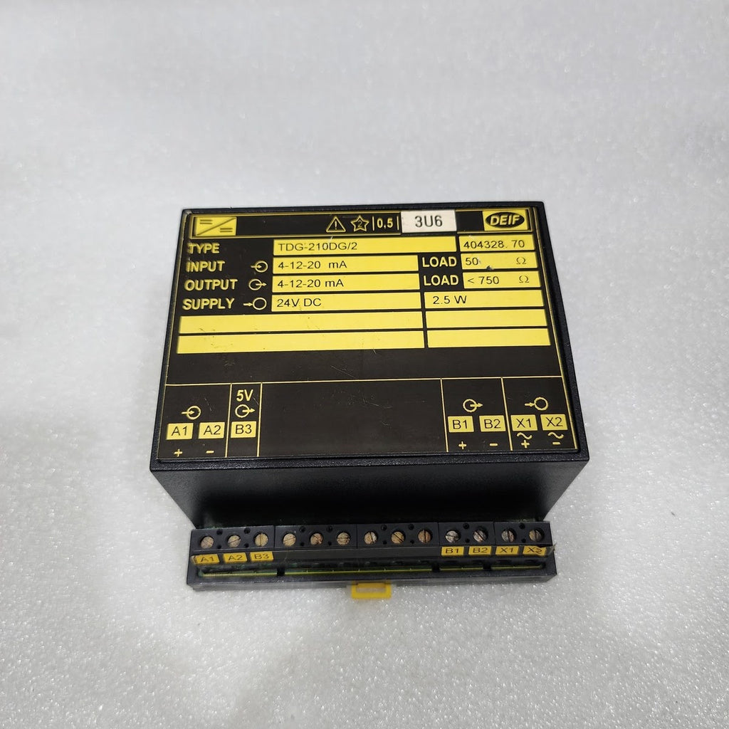 DEIF TDG-210DG/2 DC/DC INSULATION AMPLIFIER 404328.70 24VDC