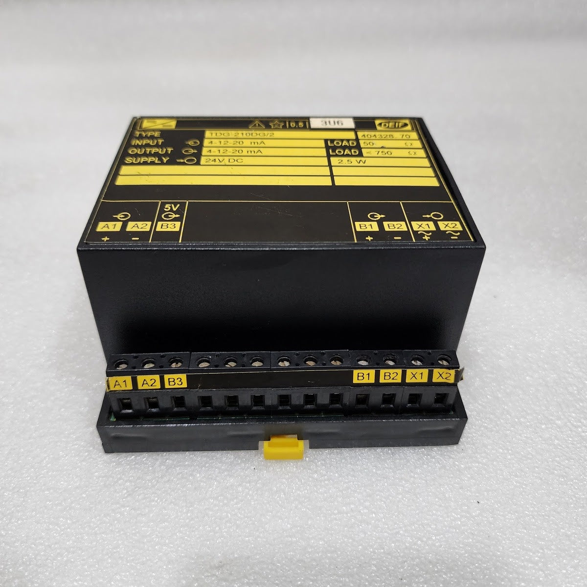 DEIF TDG-210DG/2 DC/DC INSULATION AMPLIFIER 404328.70 24VDC
