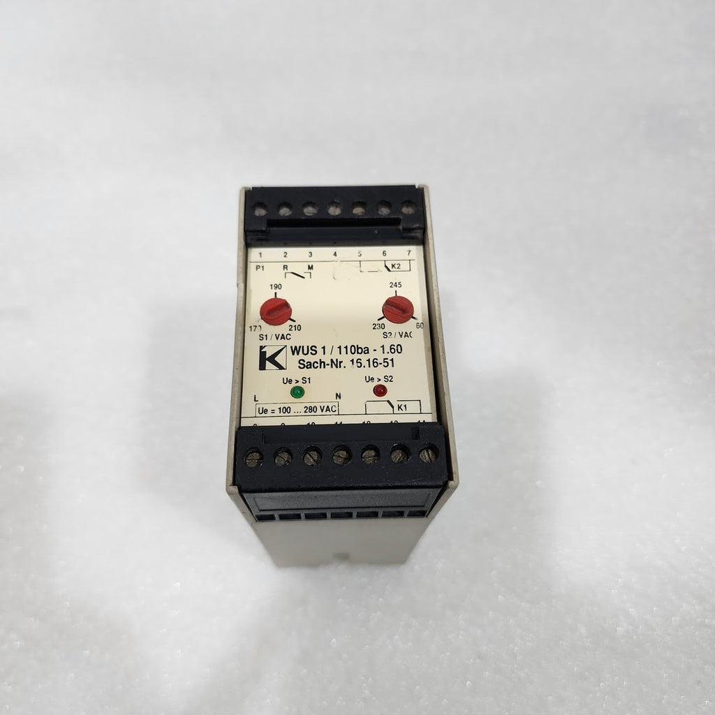 KLASCHKA WUS 1/110BA-1.60 RELAY 16.16-51 100-280V
