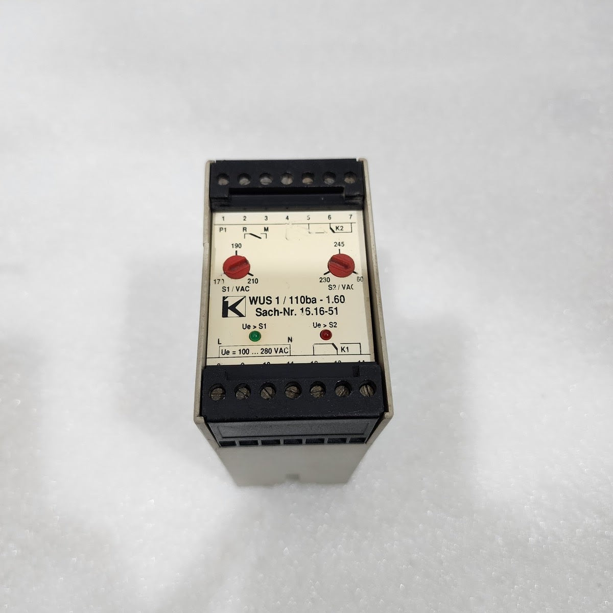 KLASCHKA WUS 1/110BA-1.60 RELAY 16.16-51 100-280V