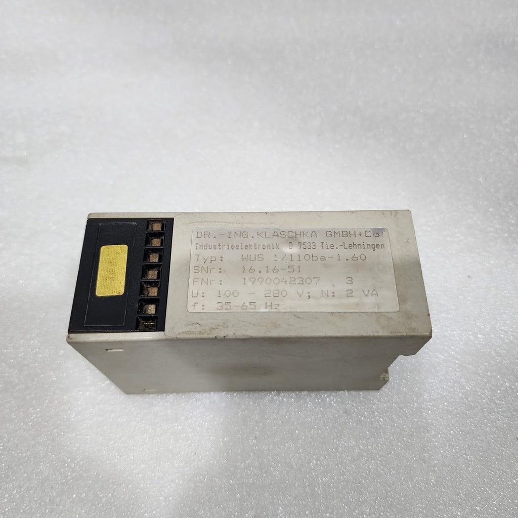 KLASCHKA WUS 1/110BA-1.60 RELAY 16.16-51 100-280V
