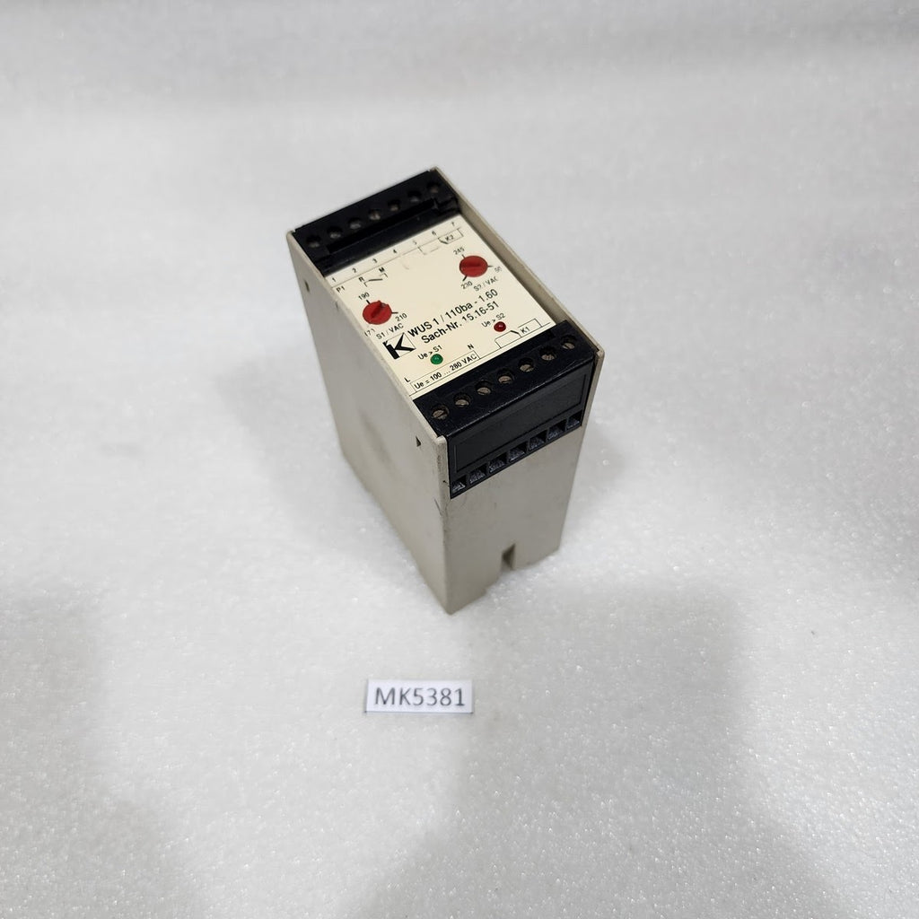 KLASCHKA WUS 1/110BA-1.60 RELAY 16.16-51 100-280V